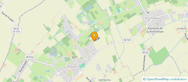 localisation de l'entreprise COPAINS DES WEPPES  AUBERS