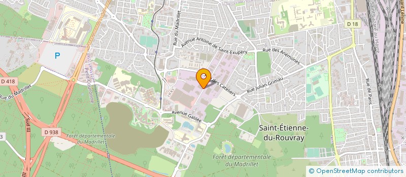 localisation de l'entreprise COPAK à SAINT-ETIENNE-DU-ROUVRAY