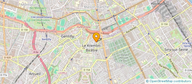 localisation de l'entreprise COPAKINI SWIMWEAR  LE KREMLIN-BICETRE