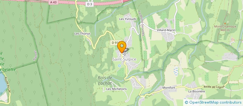 localisation de l'entreprise COPAL ARCHITECTURE  SAINT-SULPICE