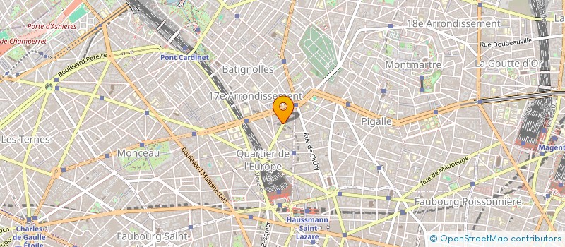 localisation de l'entreprise COPAL SA à PARIS