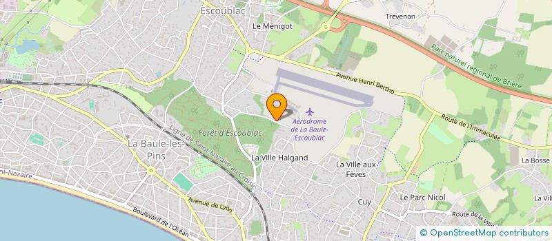 localisation de l'entreprise COPALE  LA BAULE-ESCOUBLAC