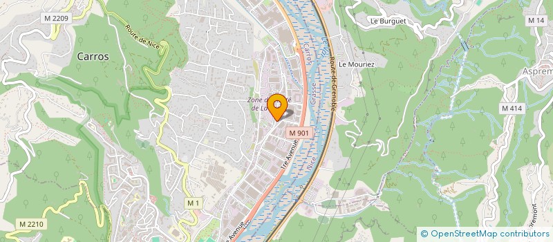 localisation de l'entreprise COPALEX à CARROS