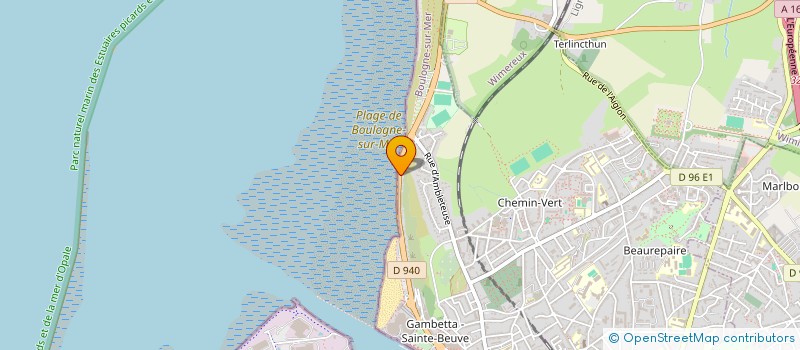 localisation de l'entreprise COPALLIMES  BOULOGNE-SUR-MER