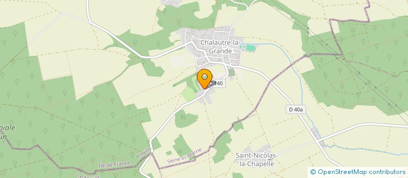 localisation de l'entreprise COPALME PAYSAGE  CHALAUTRE-LA-GRANDE