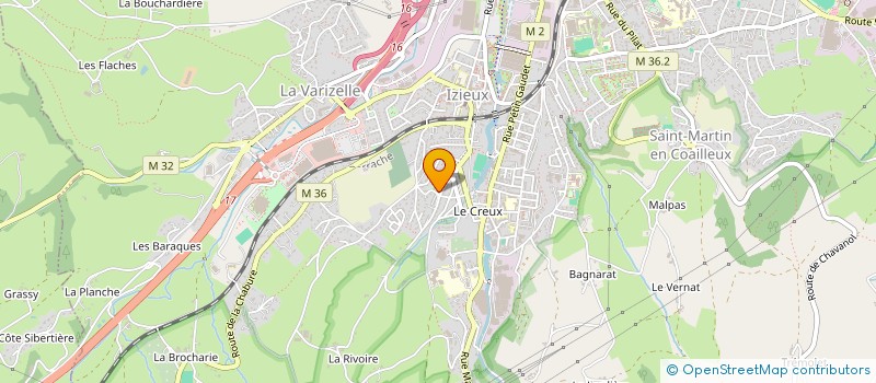 localisation de l'entreprise COPALT  SAINT-CHAMOND