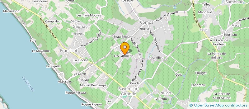 localisation de l'entreprise COPALTH  COMPS