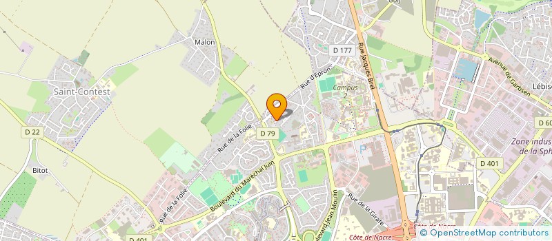 localisation de l'entreprise COPAME CONSULTING à CAEN