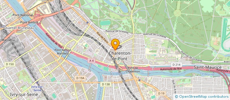 localisation de l'entreprise COPANELLO à CHARENTON-LE-PONT