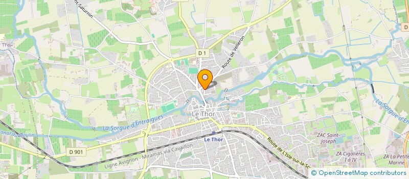 localisation de l'entreprise COPAR  LE THOR