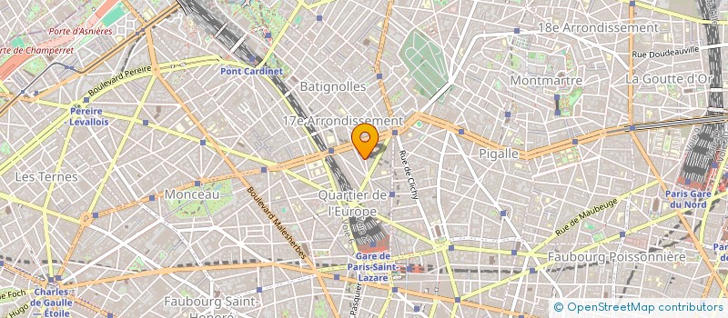 localisation de l'entreprise COPARCO à PARIS