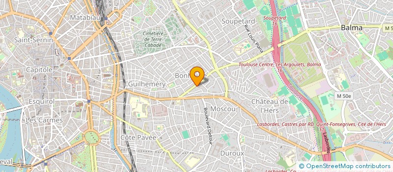 localisation de l'entreprise COPARDON à TOULOUSE