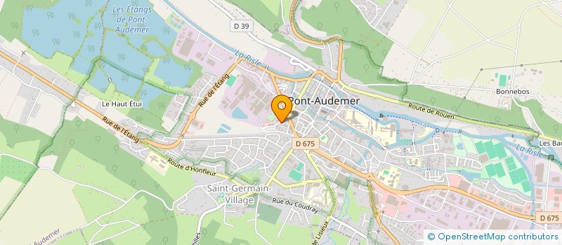 localisation de l'entreprise COPARI à PONT-AUDEMER