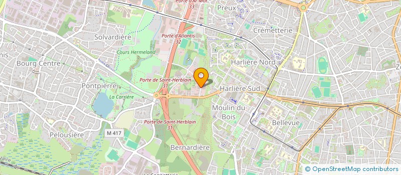 localisation de l'entreprise COPARNET à NANTES