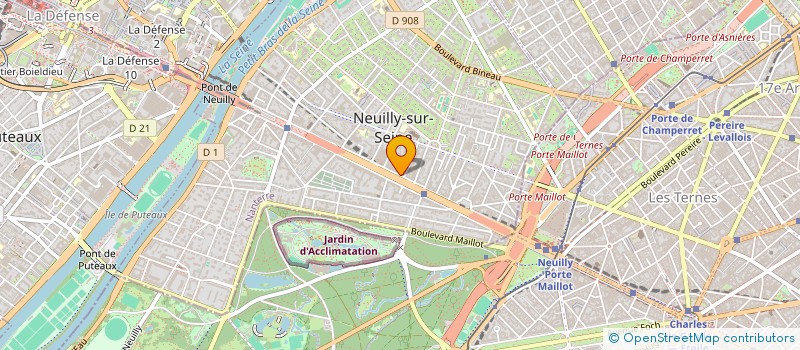localisation de l'entreprise COPART à NEUILLY-SUR-SEINE