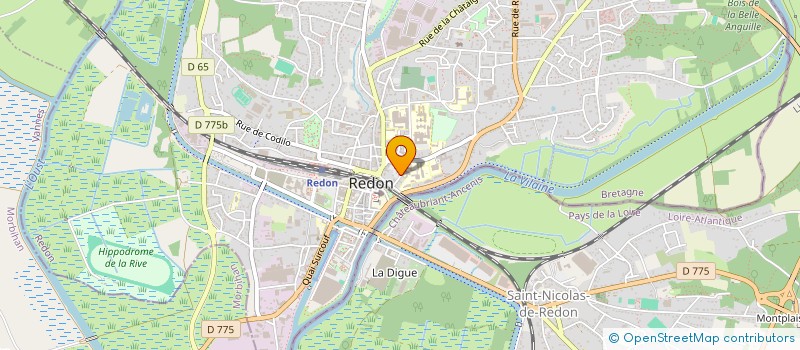 localisation de l'entreprise COPAS  REDON
