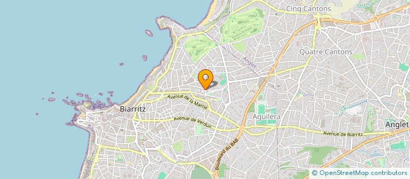 localisation de l'entreprise COPAS CONSEIL à BIARRITZ