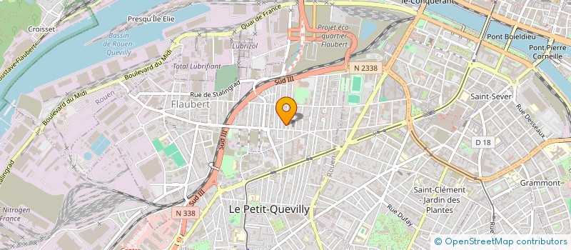localisation de l'entreprise COPATHES  LE PETIT-QUEVILLY
