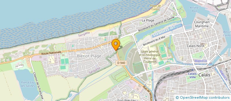 localisation de l'entreprise COPATRIM  SANGATTE