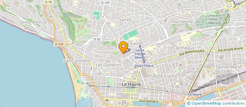 localisation de l'entreprise COPAV ACT  LE HAVRE