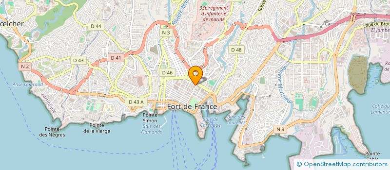 localisation de l'entreprise COPAVMER à FORT DE FRANCE