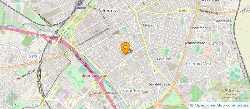 localisation de l'entreprise COPAWA  REIMS