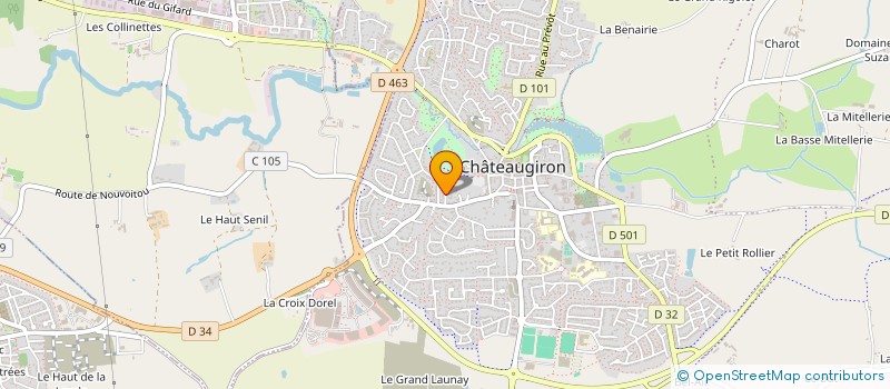 localisation de l'entreprise COPCARTES  CHATEAUGIRON