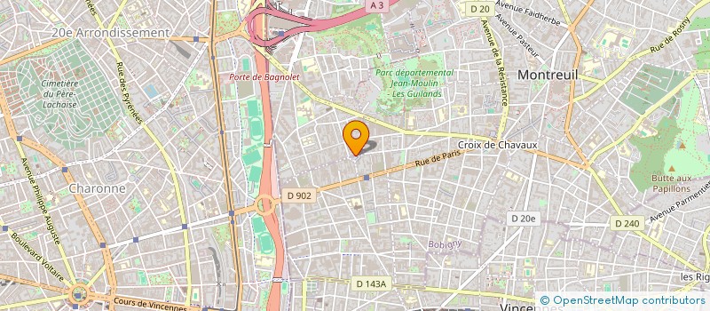 localisation de l'entreprise COPCIE SARL à ANTONY