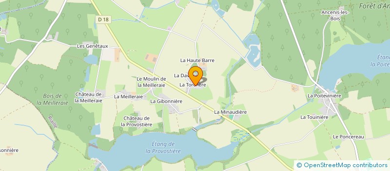 localisation de l'entreprise COPE  RIAILLE