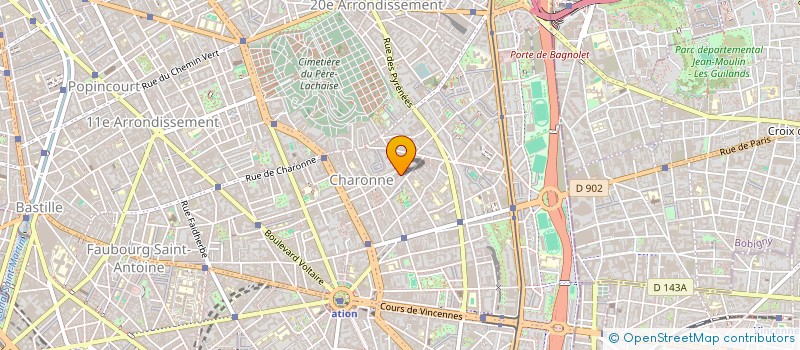 localisation de l'entreprise COPE  LES LILAS