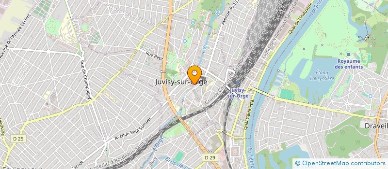 localisation de l'entreprise COPE TRAITEUR à JUVISY-SUR-ORGE
