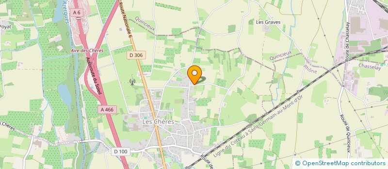 localisation de l'entreprise COPEAU  LES CHERES