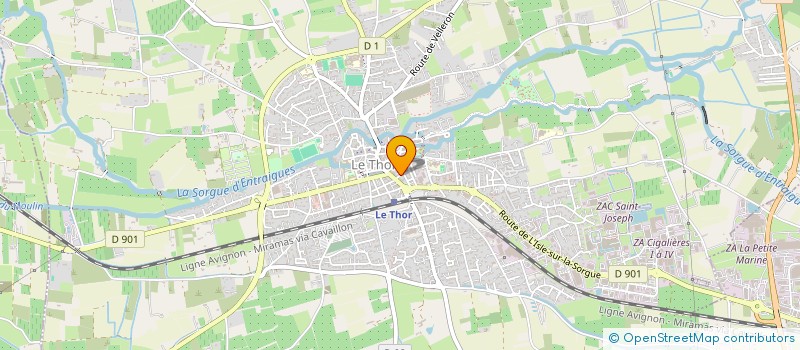 localisation de l'entreprise COPEAU'ART à LE THOR