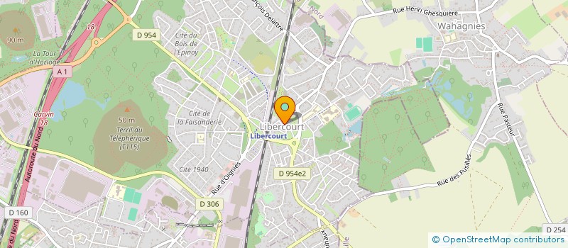 localisation de l'entreprise COPEAUX & CIE  LENS