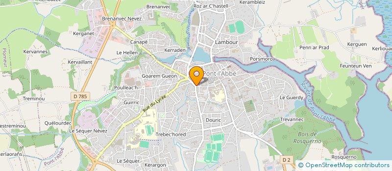 localisation de l'entreprise COPEBAT  PONT-L'ABBE