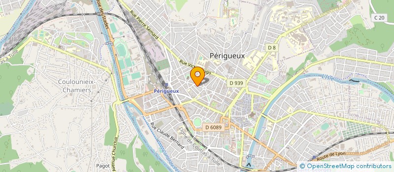 localisation de l'entreprise COPEDIT SCOP à PERIGUEUX