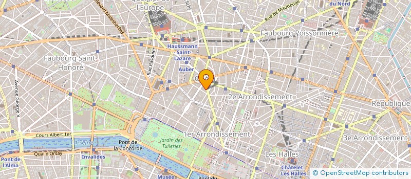 localisation de l'entreprise COPEFIM à PARIS