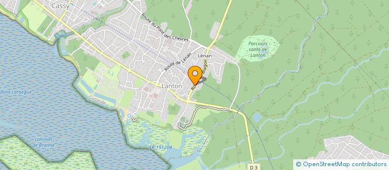 localisation de l'entreprise COPEJOIS  LANTON