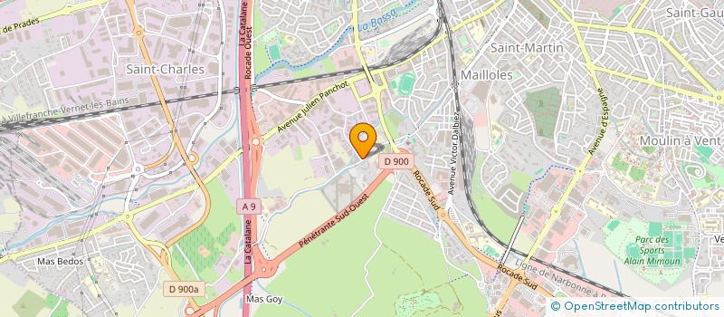 localisation de l'entreprise COPEM à PERPIGNAN