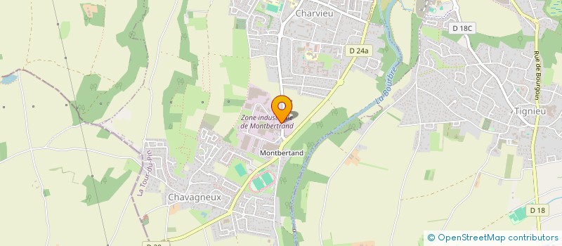localisation de l'entreprise COPEMEC à CHARVIEU-CHAVAGNEUX