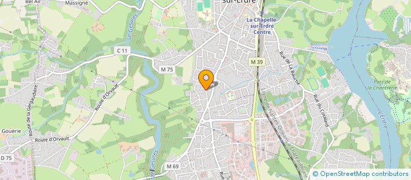 localisation de l'entreprise COPEN à LA CHAPELLE-SUR-ERDRE