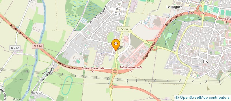 localisation de l'entreprise COPER 14  FLEURY-SUR-ORNE