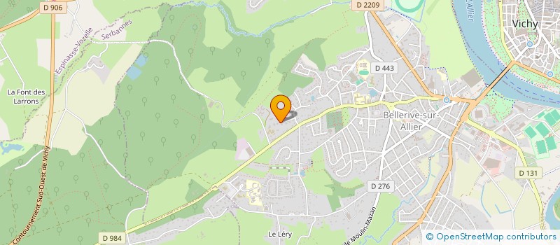 localisation de l'entreprise COPER  BELLERIVE-SUR-ALLIER