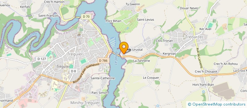 localisation de l'entreprise COPER MARINE à TREDARZEC