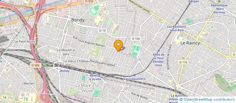 localisation de l'entreprise COPERLAC IMMOBILIER  BONDY