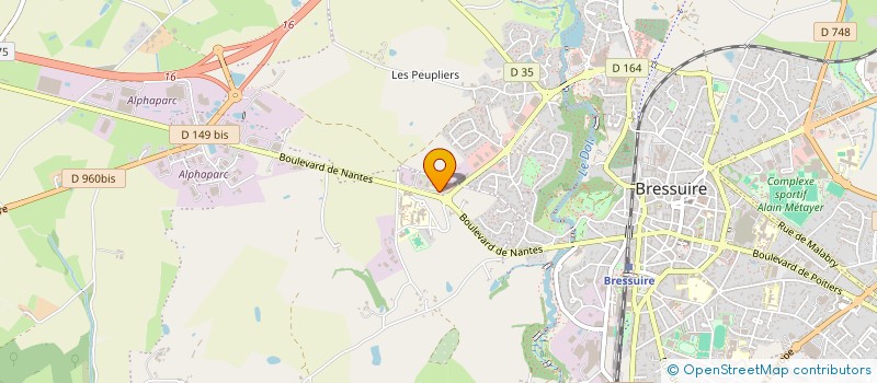 localisation de l'entreprise COPERNIC à BRESSUIRE