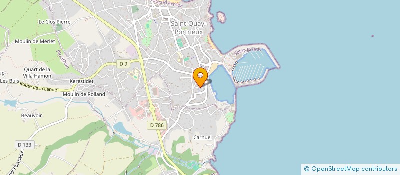 localisation de l'entreprise COPERNIC  SAINT-QUAY-PORTRIEUX