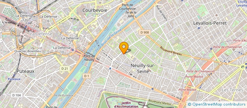 localisation de l'entreprise COPERNIC à NEUILLY-SUR-SEINE