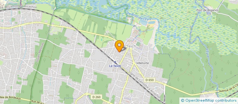 localisation de l'entreprise COPERNIC  LE TEICH