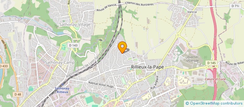 localisation de l'entreprise COPERNIC ENGINEERING à RILLIEUX-LA-PAPE